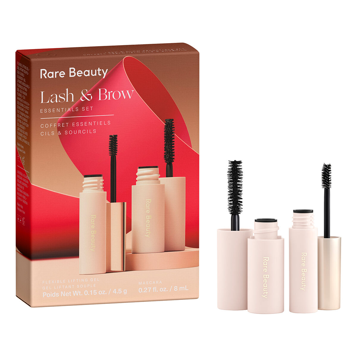 Kit Mascara De Cilios E Gel De Sobrancelha Rare Beauty Essential
